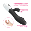 Vibratore Rabbit Doppia Stimolazione Clitoride e Punto G con 30 mod di Vibrazioni