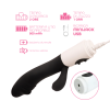 Vibratore Rabbit Doppia Stimolazione Clitoride e Punto G con 30 mod di Vibrazioni