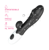 Vibratore Rabbit Doppia Stimolazione Clitoride e Punto G con 30 mod di Vibrazioni
