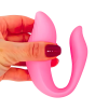 Vibratore Multifunzione Indossabile in Silicone Doppia Stimolazione con App USB