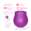 Succhia Clitoride Vibratore a Forma di Rosa Stimolatore con Suzione e Vibrazione
