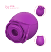 Succhia Clitoride Vibratore a Forma di Rosa Stimolatore con Suzione e Vibrazione