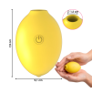 Succhia Clitoride Limone con 10 Modalità di Suzione e Vibrazione Sex Toy Donna