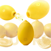 Succhia Clitoride Limone con 10 Modalità di Suzione e Vibrazione Sex Toy Donna